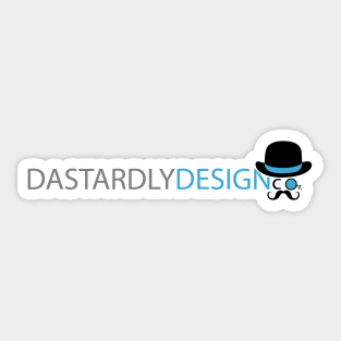 Dastardly Design co - Full Logo Sticker